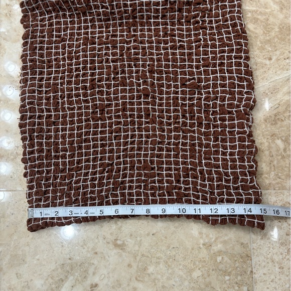 Free People Set the Bar Smocked MIDI Dress. Brown. Size XS - Picture 7 of 12